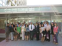 2013 Shanghai Jiaotong University Executive Training Class: The delegation visits Lee Woo Sing College